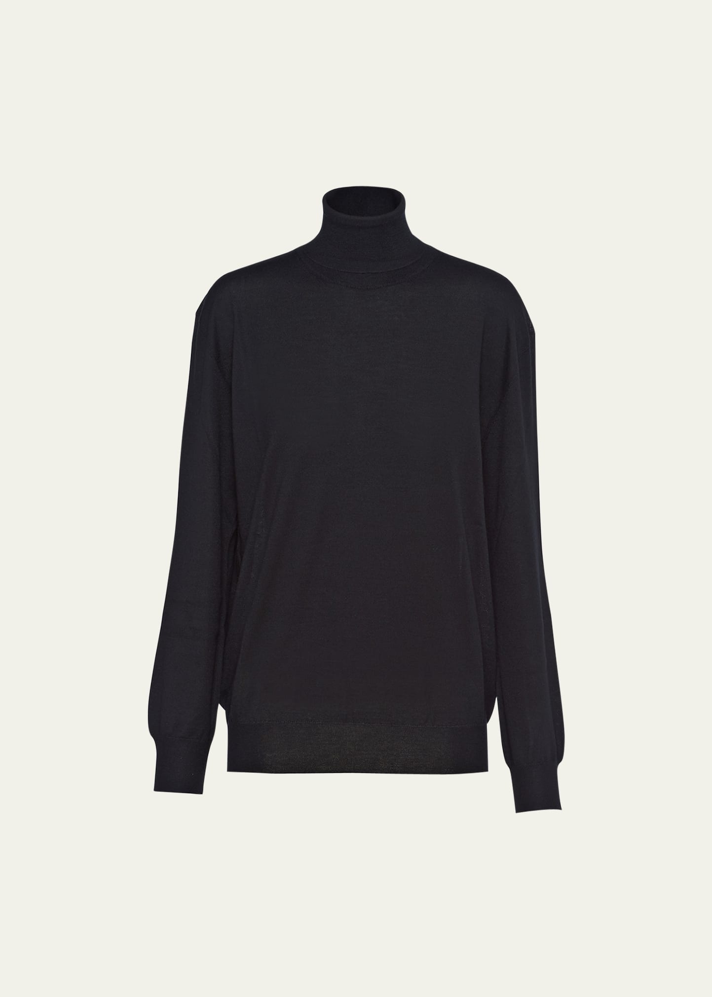 Superfine Cashmere Knit Turtleneck - 1