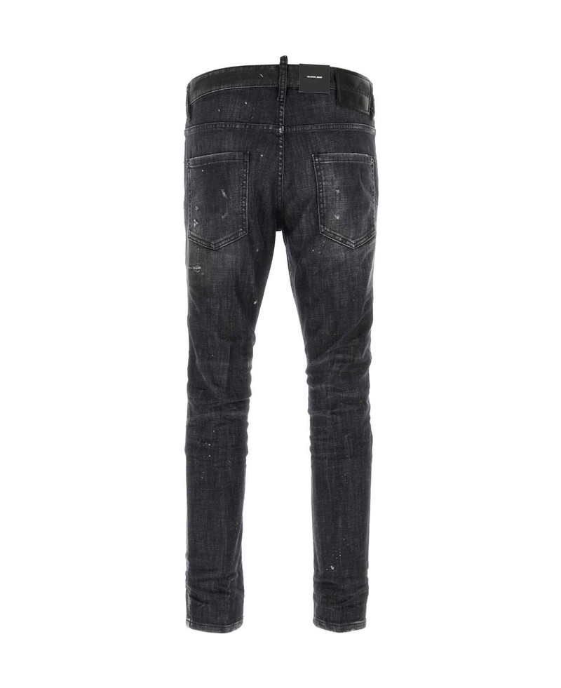 DSQUARED2 Black Stretch Denim Skater Jeans outlook