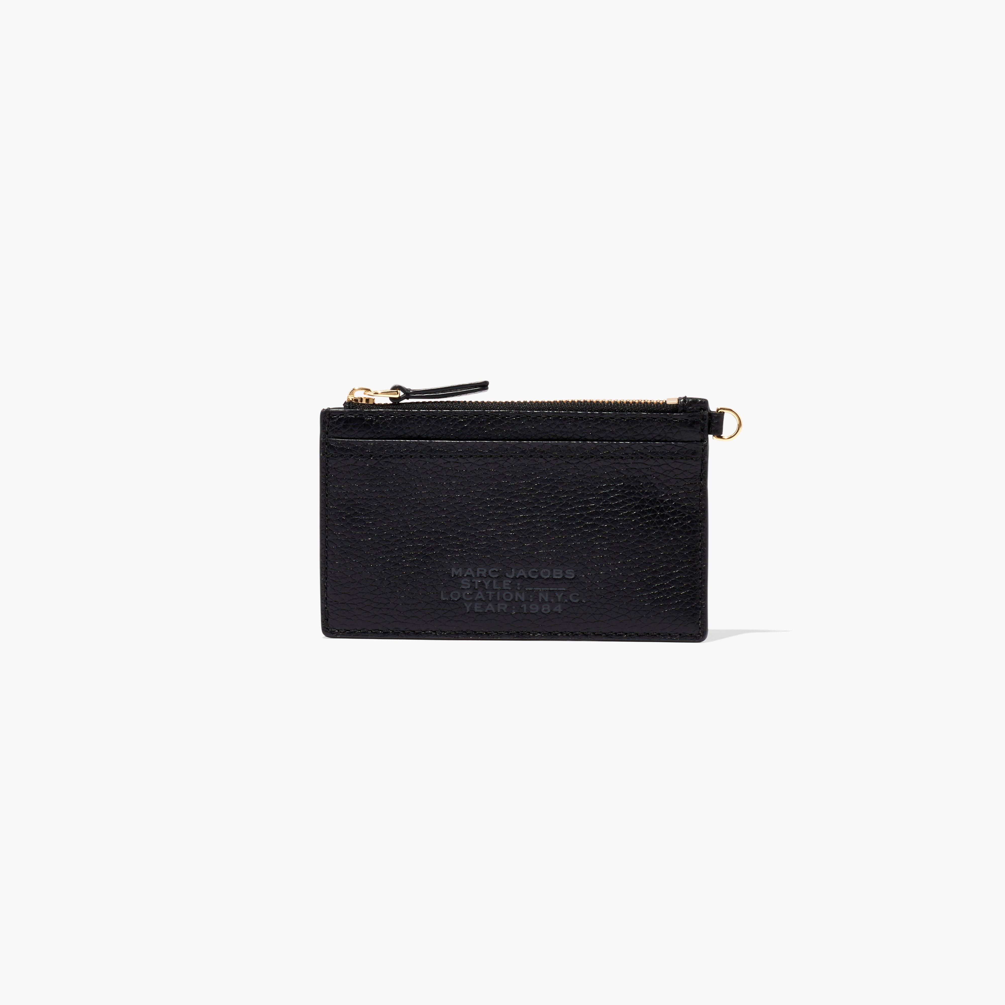 Marc Jacobs THE LEATHER TOP ZIP WRISTLET | REVERSIBLE