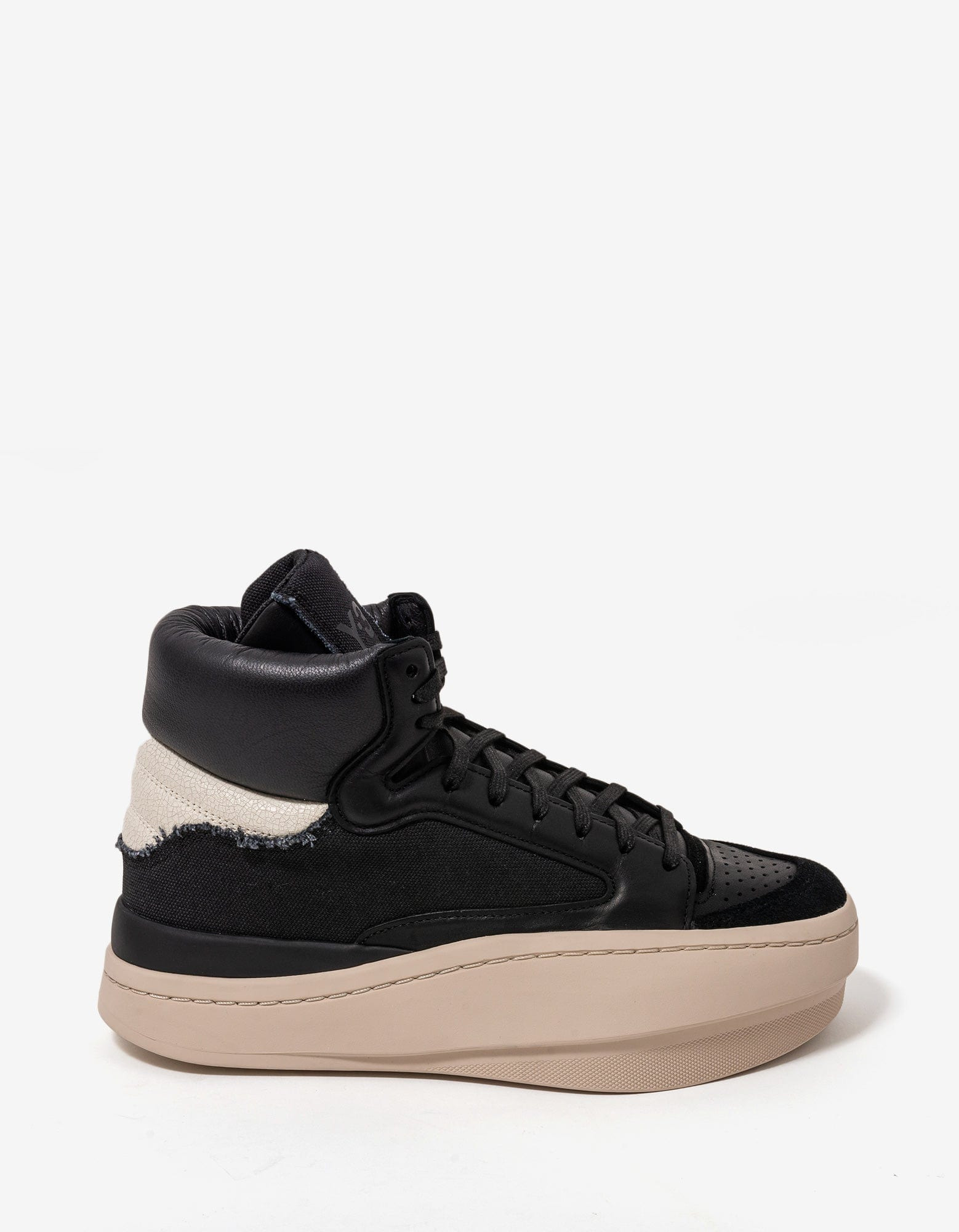 Y-3 Black Centennial Hi Trainers - 2