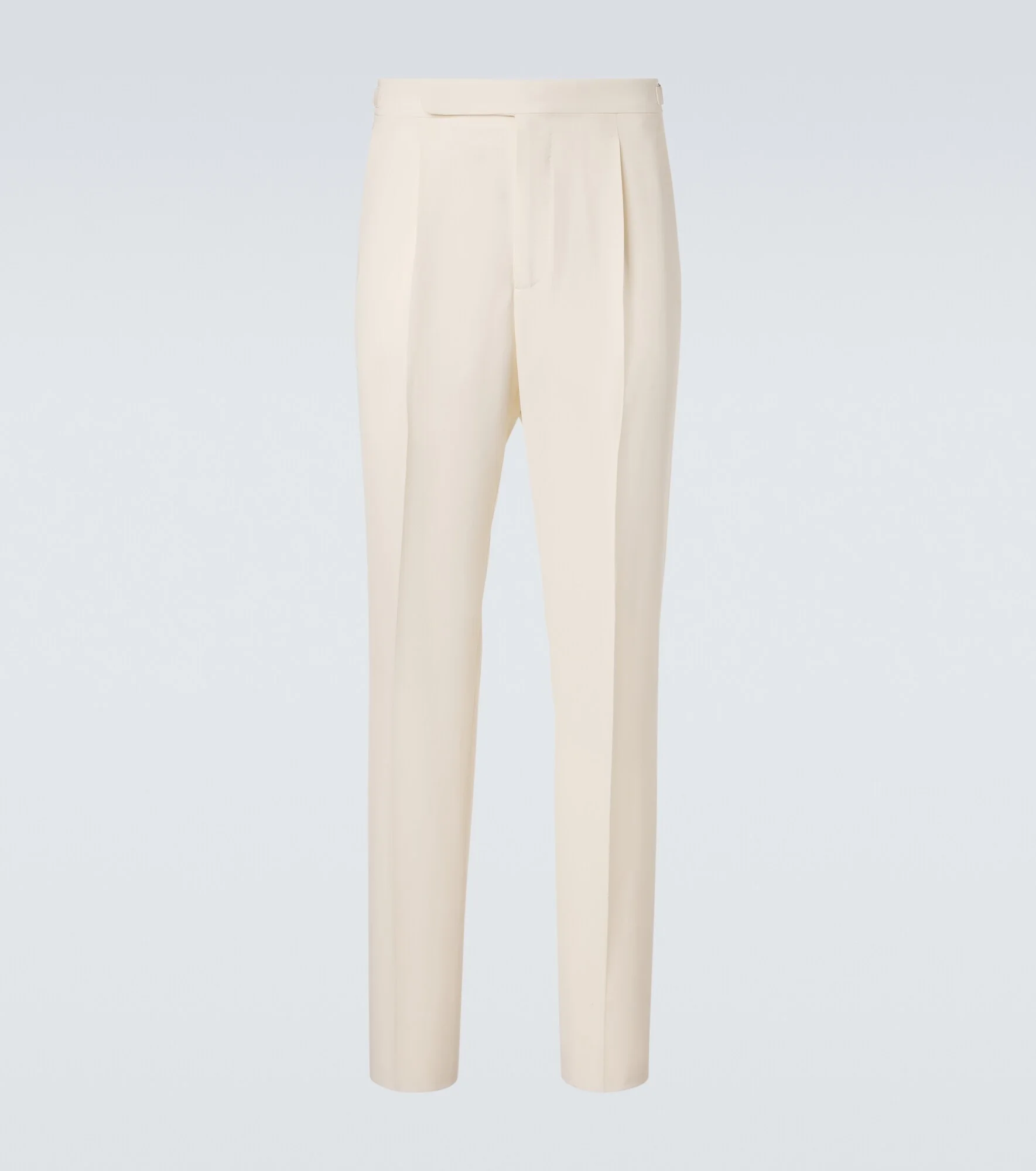 Pietro silk and cotton-blend suit pants - 1
