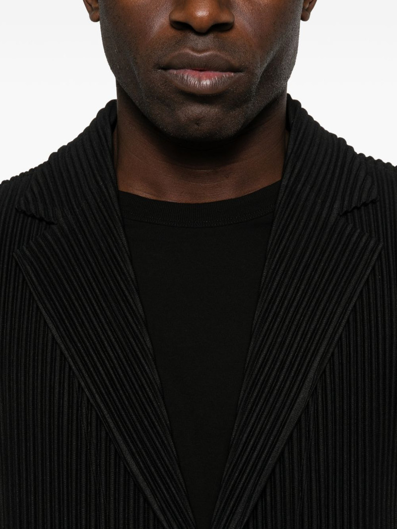 pleated button blazer 5