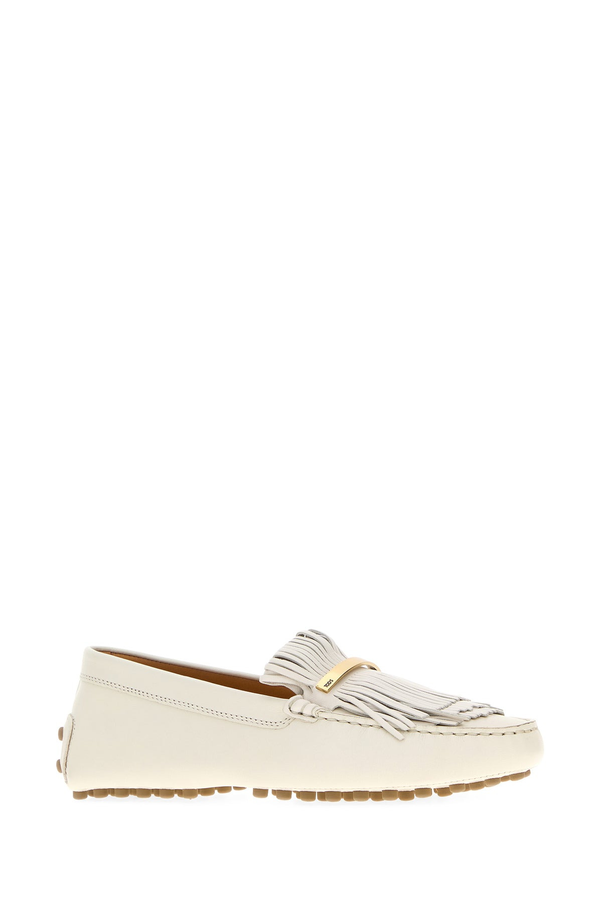 White leather loafers - 2