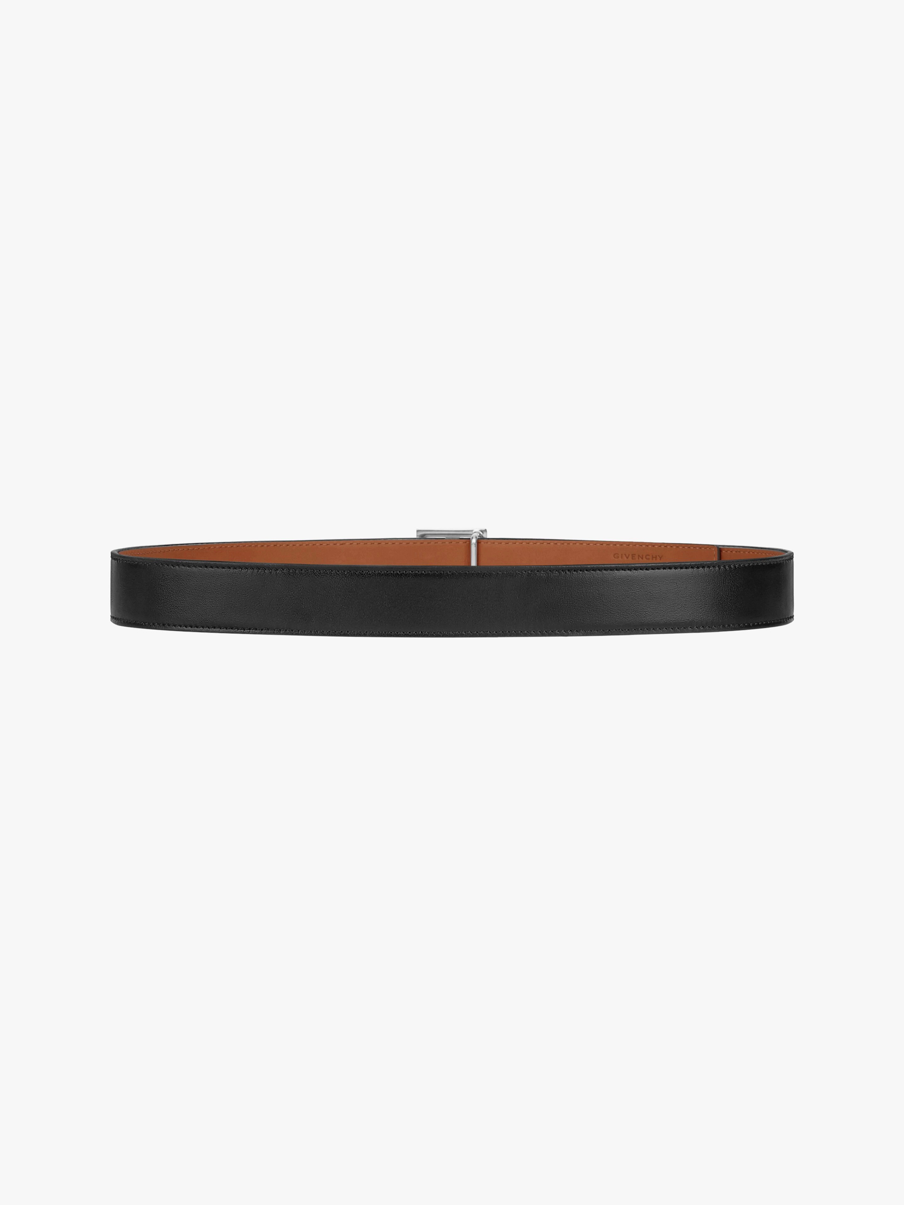 4G REVERSIBLE BELT IN LEATHER - 4