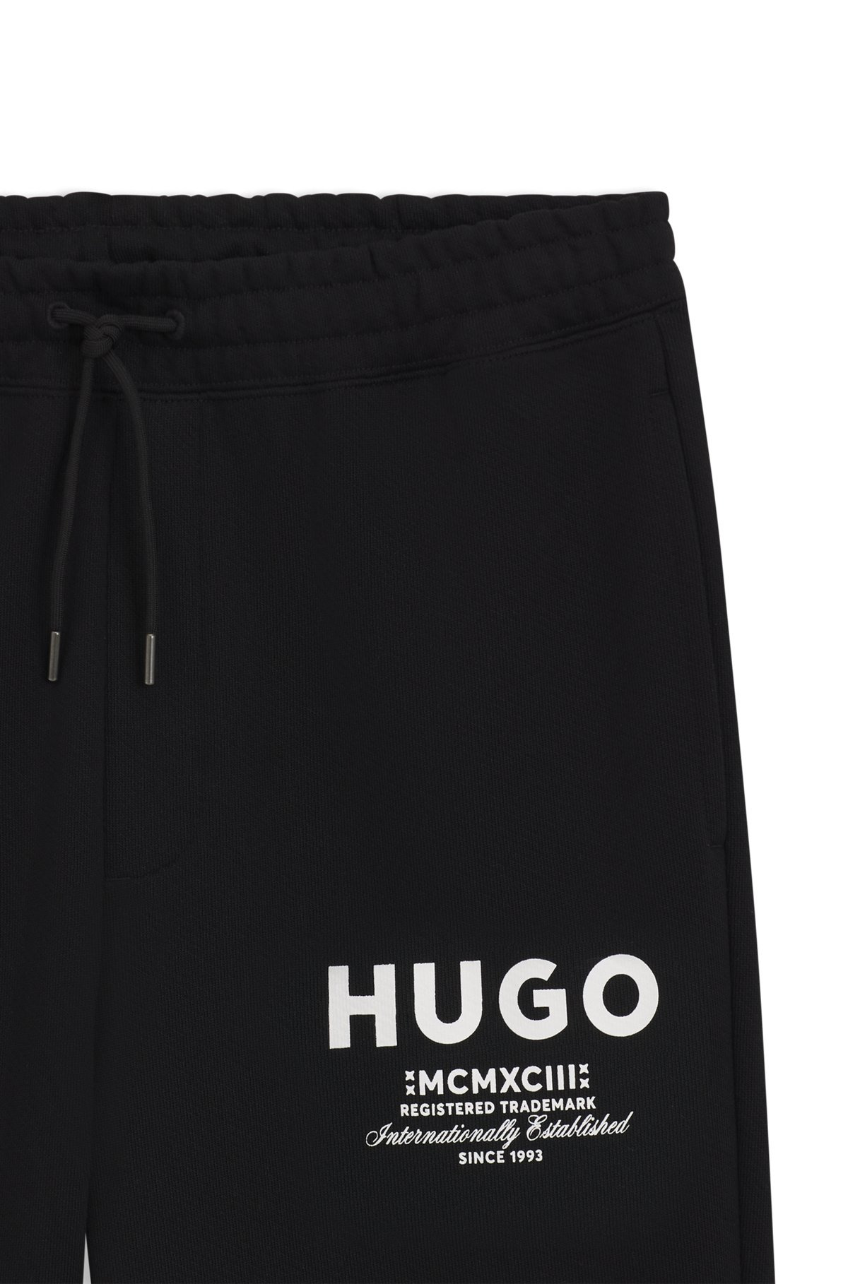COTTON-TERRY TRACKSUIT BOTTOMS WITH LOGO PRINT - 6