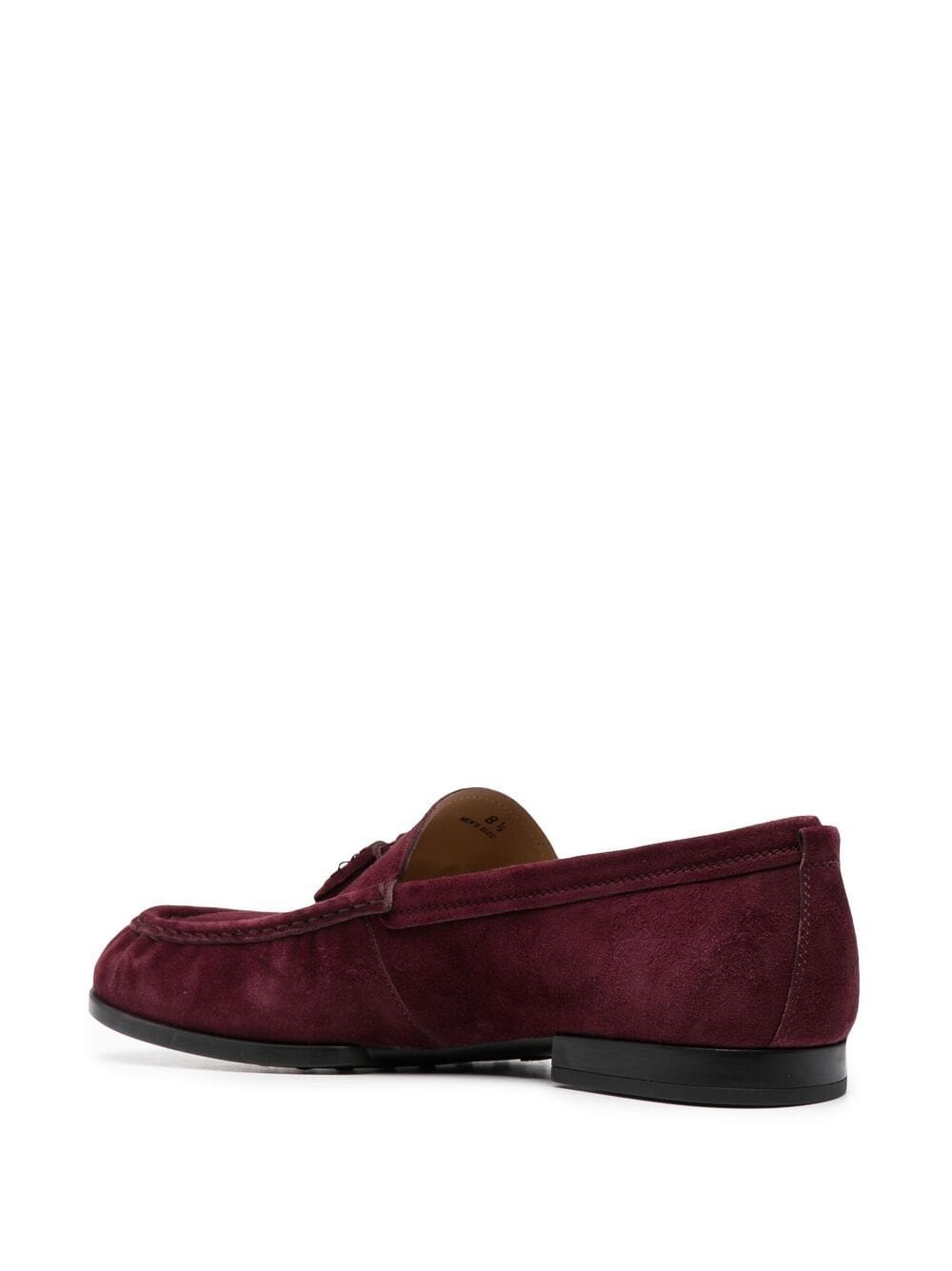 tassel-detail suede loafers - 3