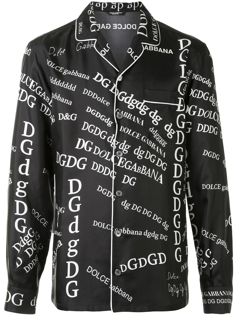 Dadaist logo pyjama shirt - 1