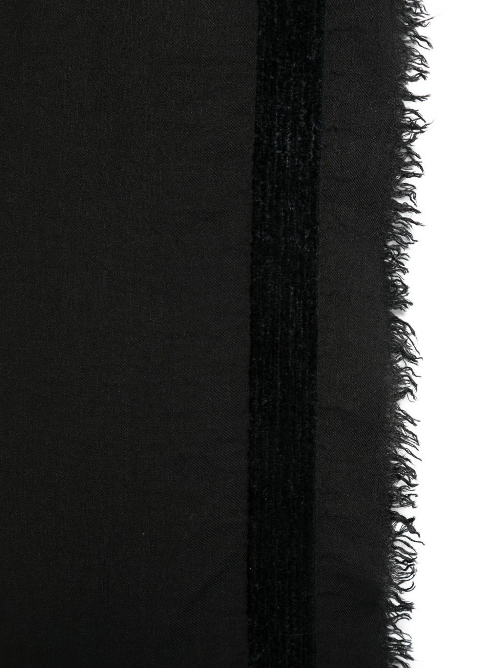 fringed-trim scarf - 2