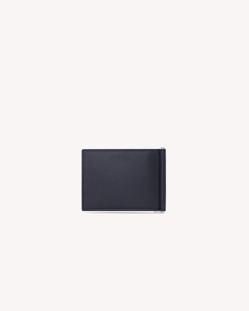 SAINT LAURENT SAINT LAURENT PARIS BILL CLIP WALLET IN SMOOTH LEATHER outlook