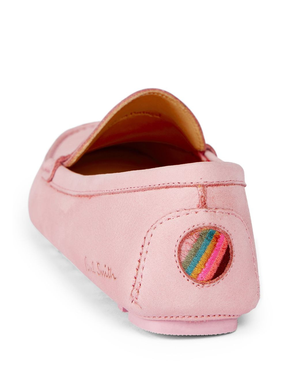 embossed-logo loafers - 4