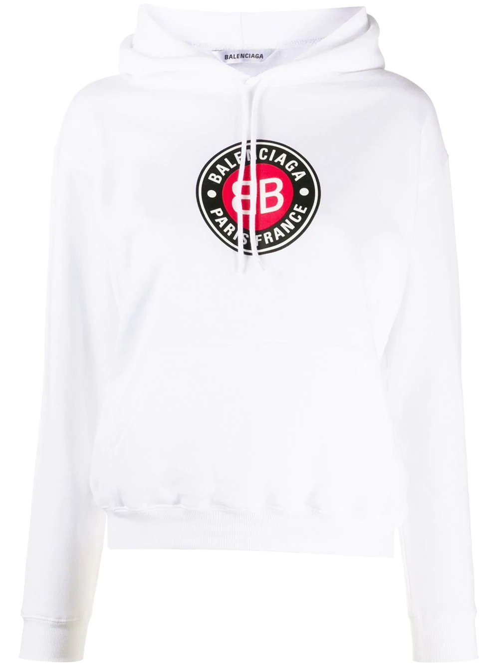 logo-print hoodie - 1