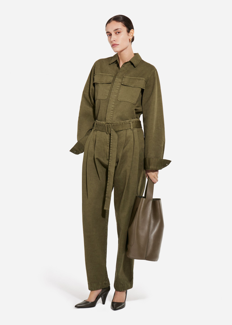Pleated Pant in Cotton 4
