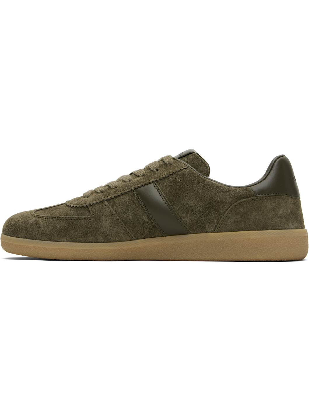 Khaki Suede Archer Sneakers - 3