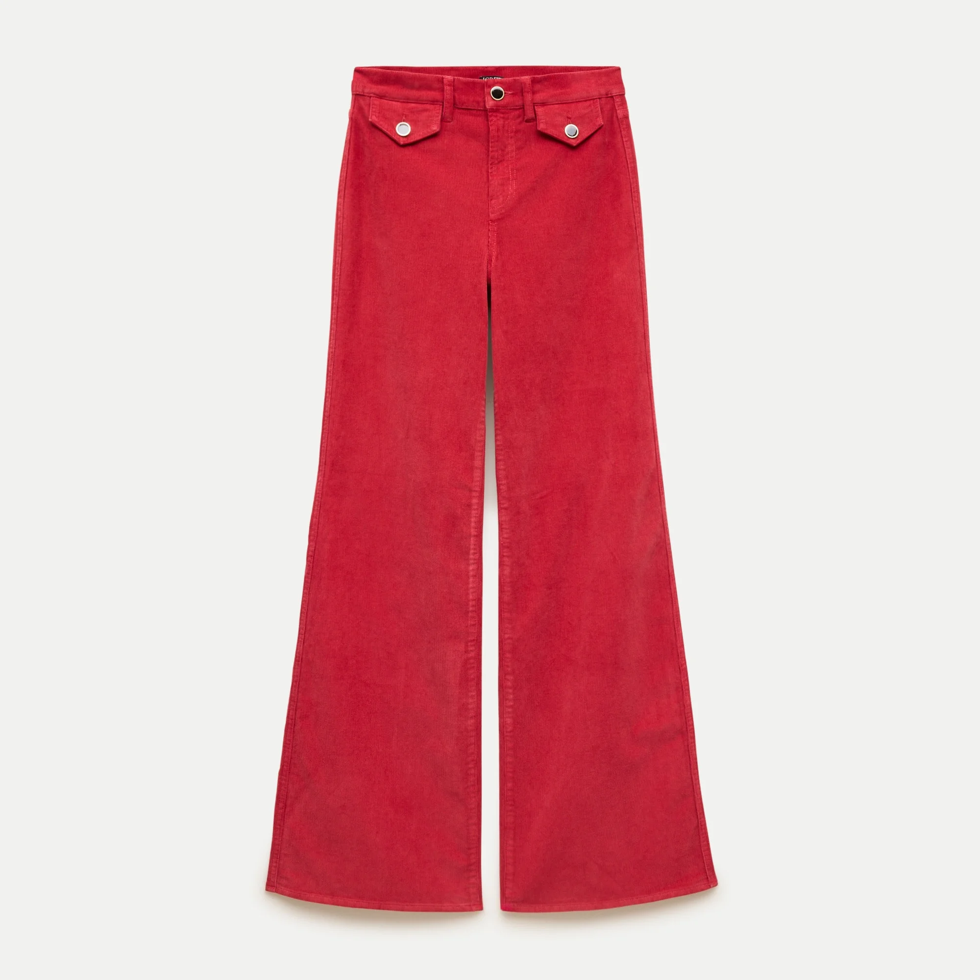 Wide-leg trouser in stretch corduroy - 1