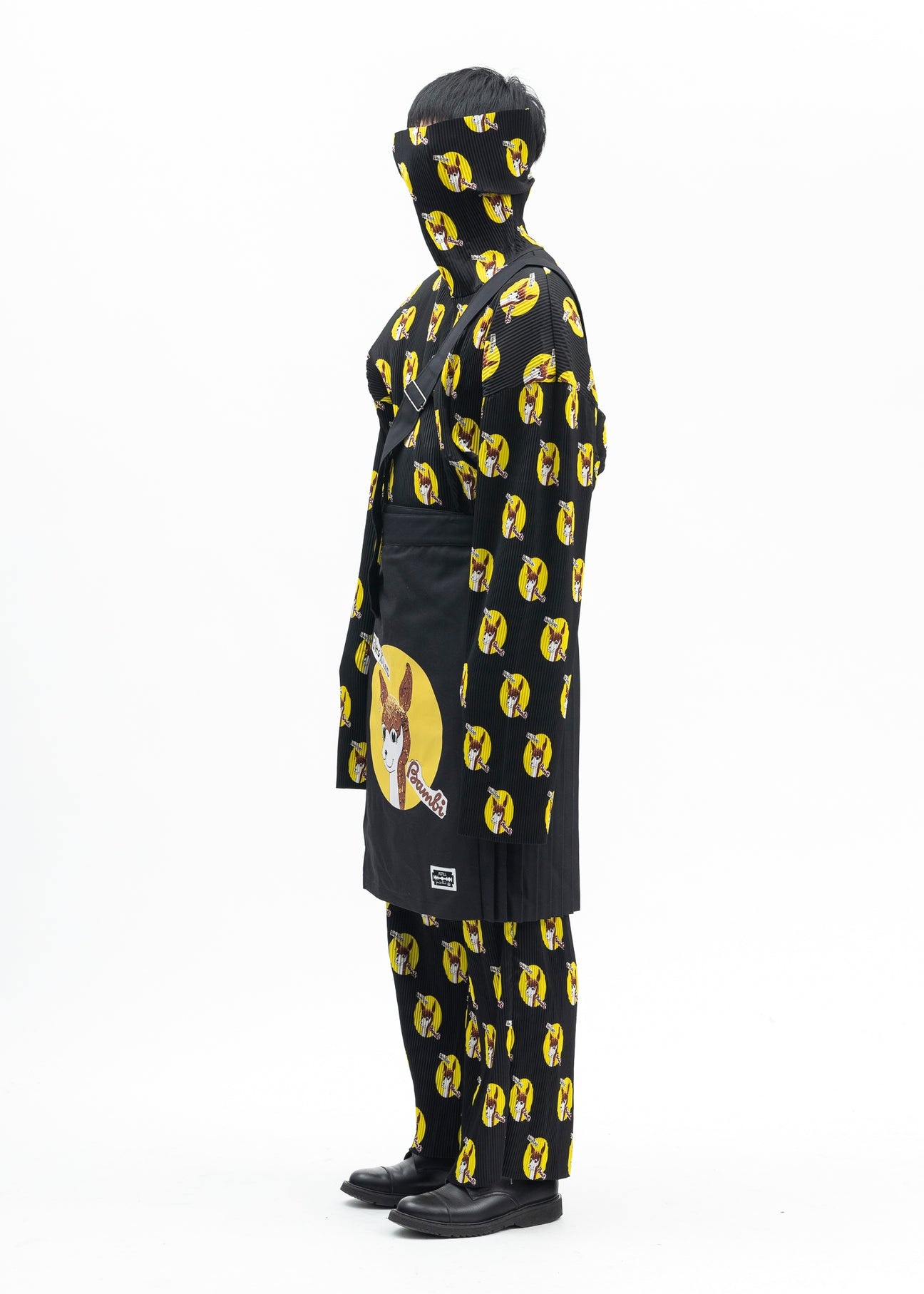 BLACK  KILT SKIRT WHO KILLED BAMBI COLLABORATION WITH JAMIE REID. - 3