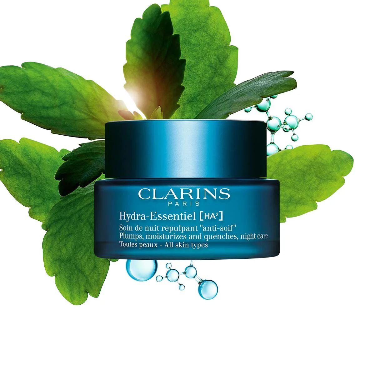 Hydra-Essentiel Night Moisturizer with Double Hyaluronic Acid - 1