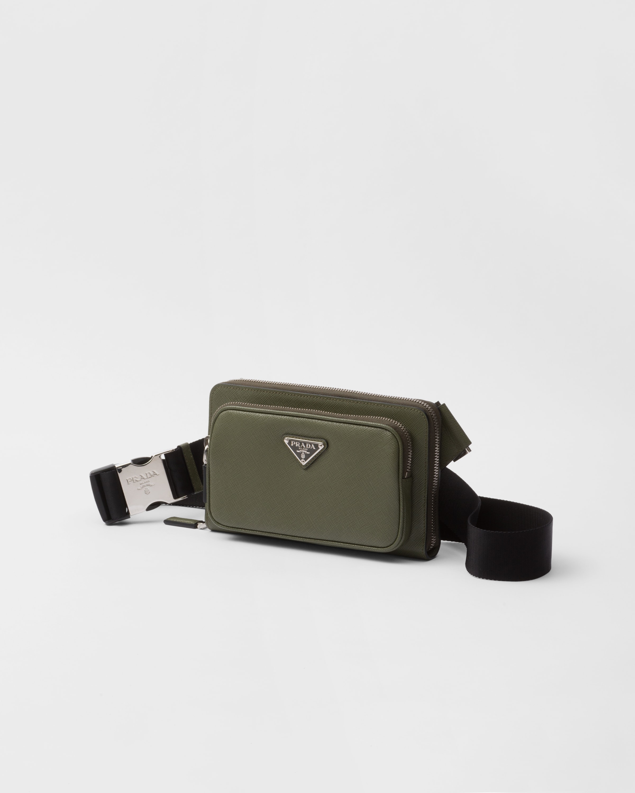 Saffiano leather belt bag - 3