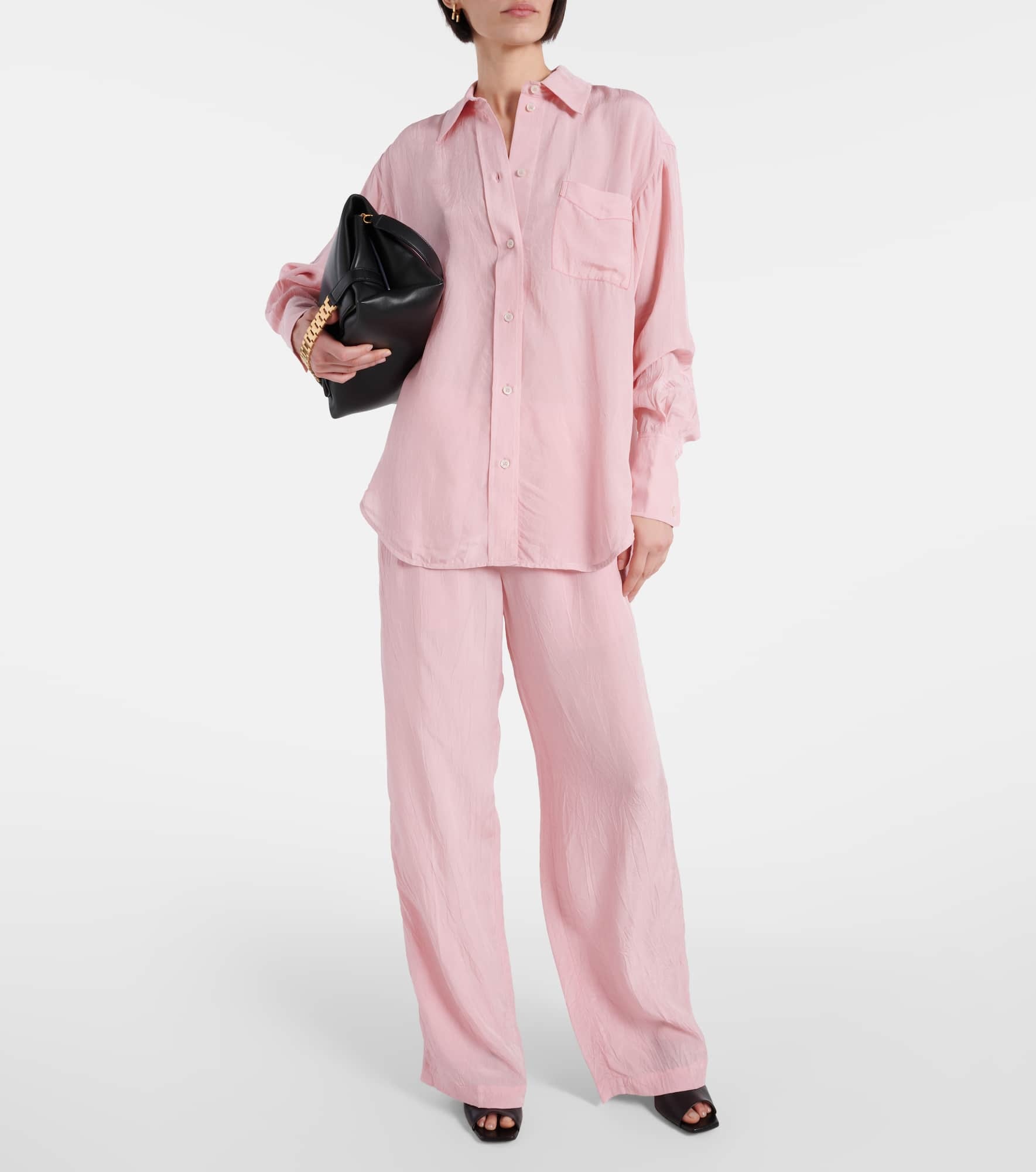 High-rise wide-leg pants - 2