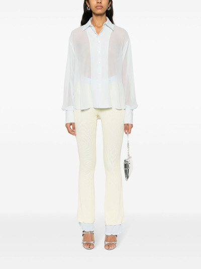 GCDS layered flared trousers outlook