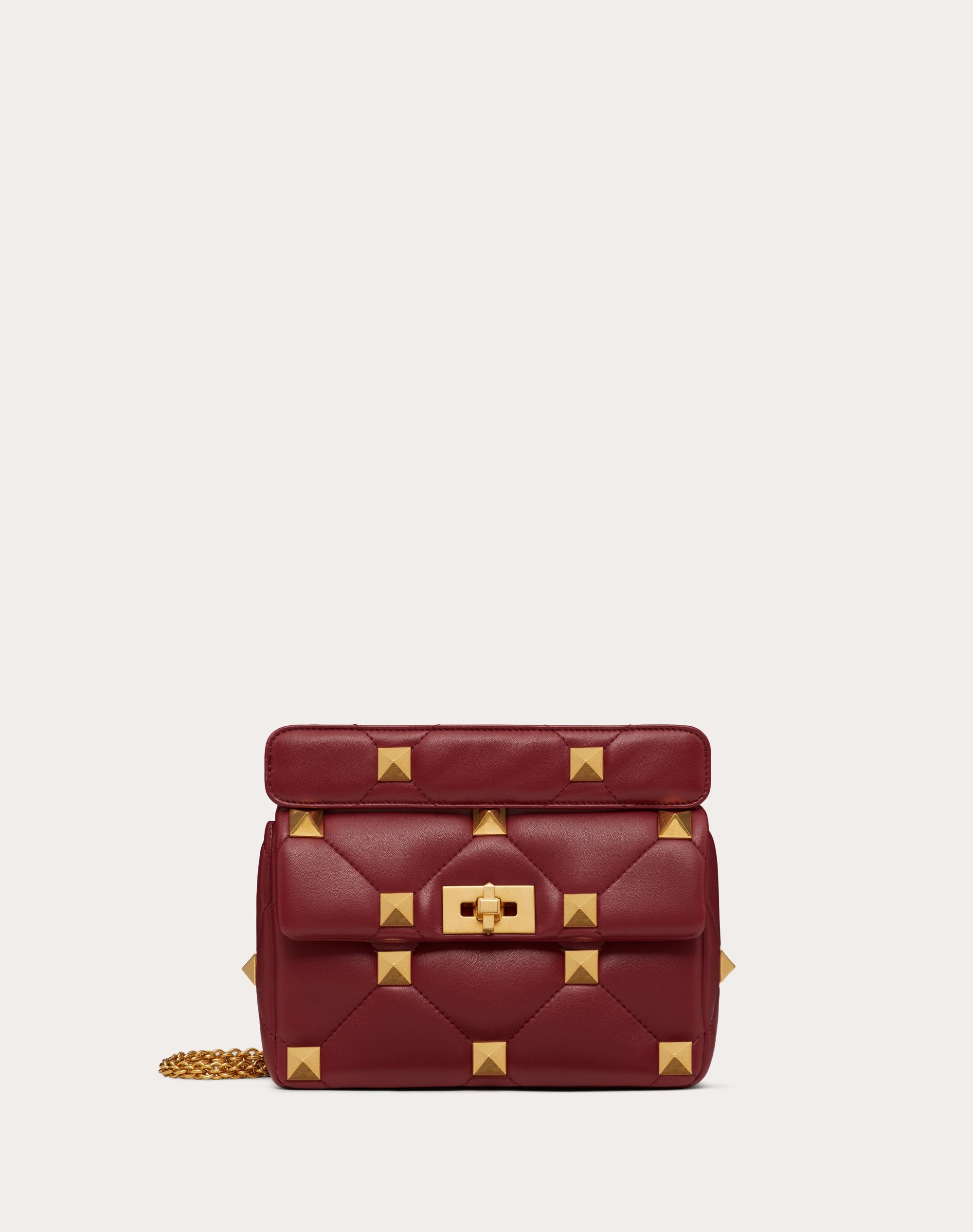 MEDIUM ROMAN STUD THE SHOULDER BAG IN NAPPA WITH CHAIN - 1
