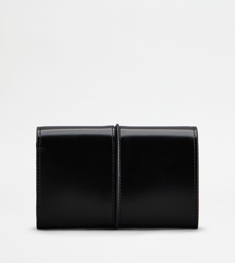 T TIMELESS WALLET IN LEATHER - BLACK 3