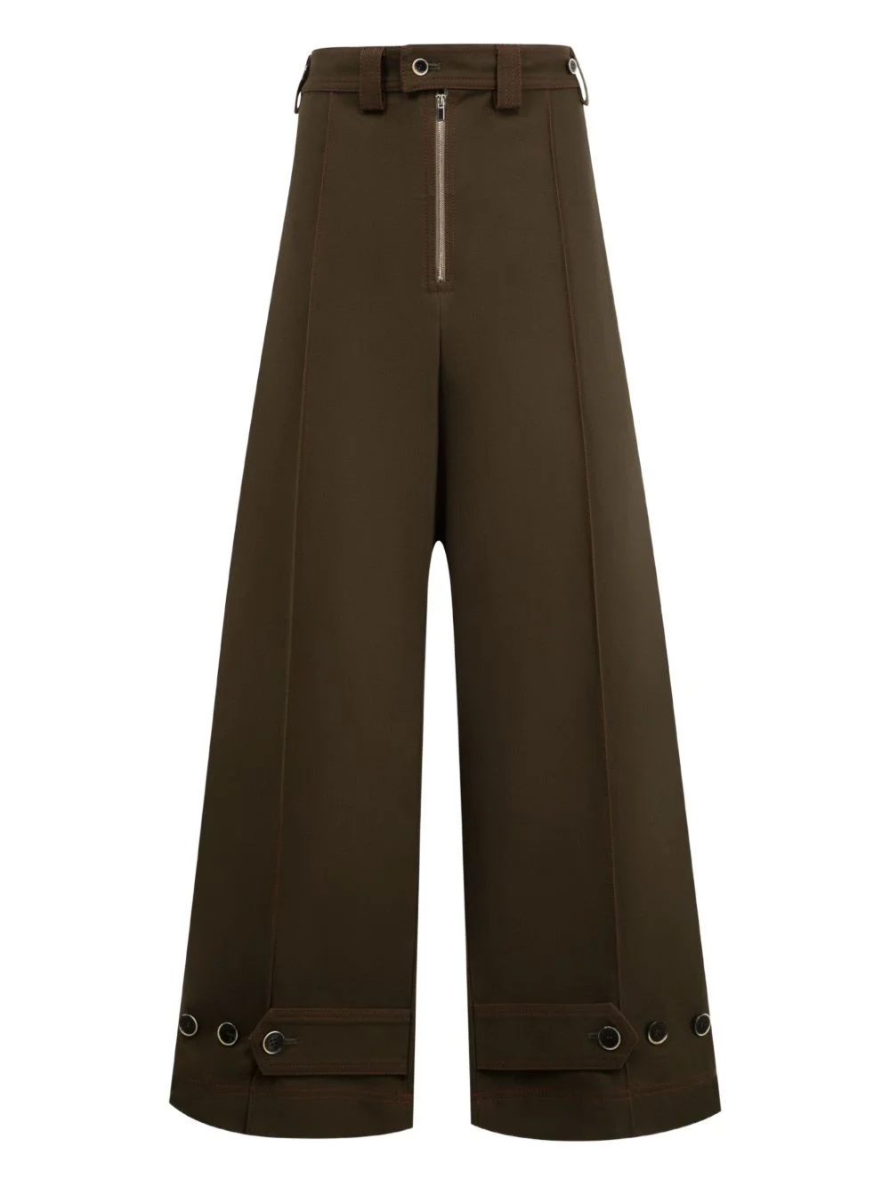 tab wide-leg trousers - 1