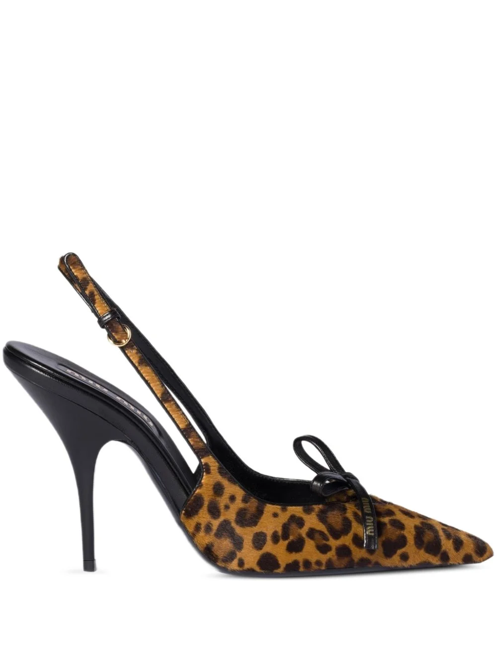 logo-print pumps - 1