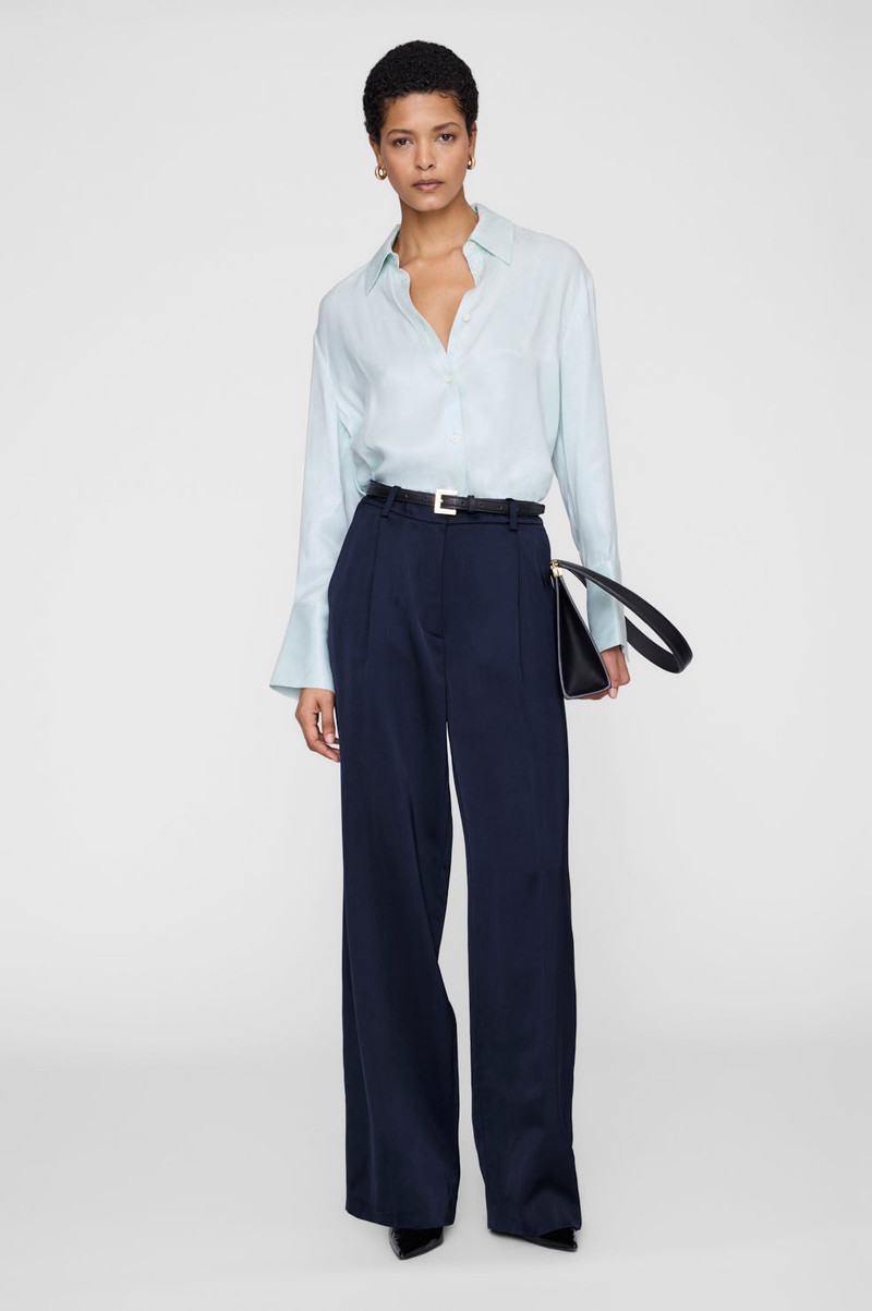 ANINE BING Bridget Shirt - Spring Mint outlook