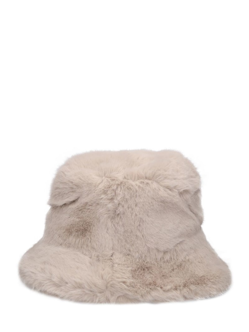 Wera faux soft teddy fur bucket hat - 5