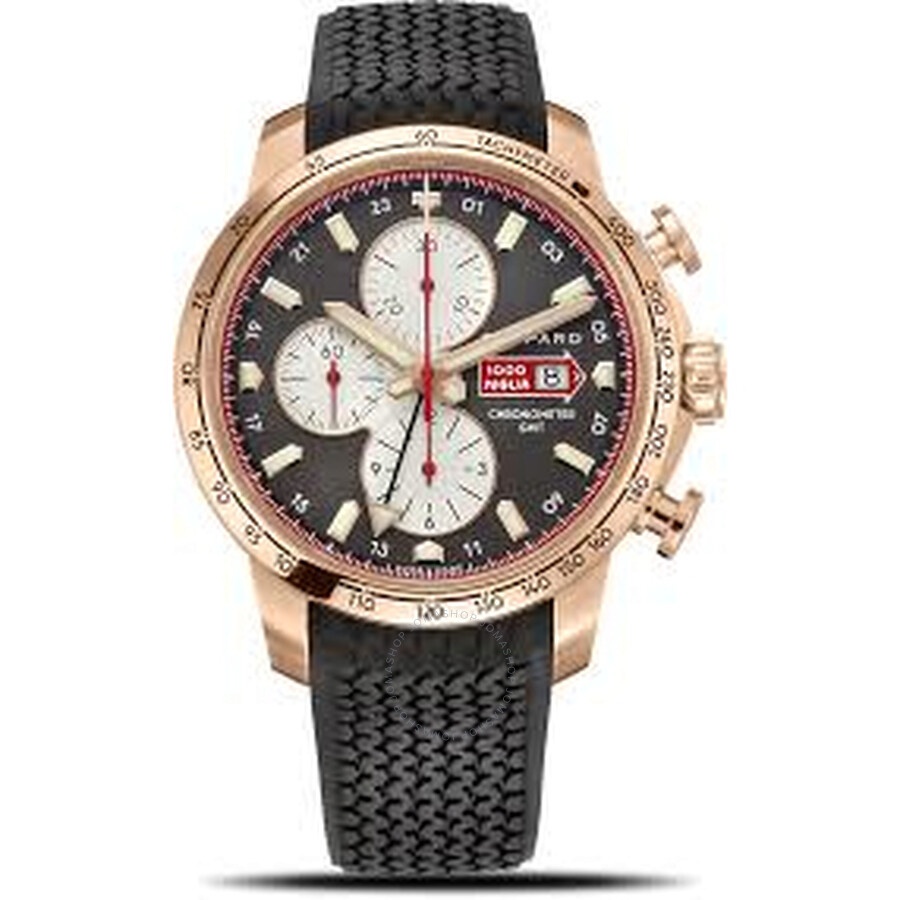 Chopard Mille Miglia 18kt Rose Gold Anthracite Dial Men's Watch 161292-5001 - 1