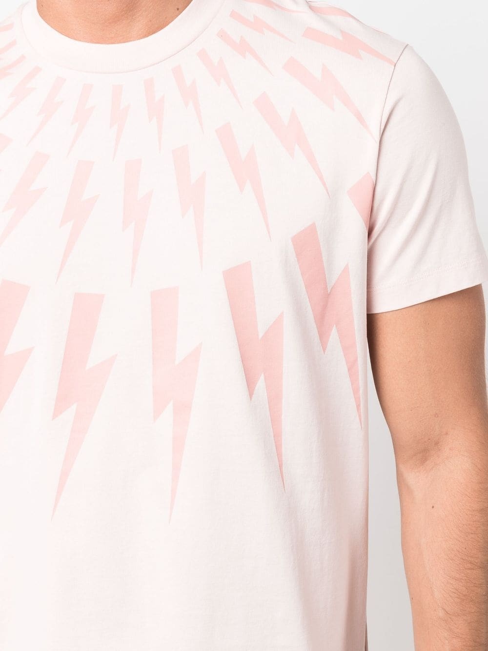 Thunderbolt-print cotton T-shirt - 5