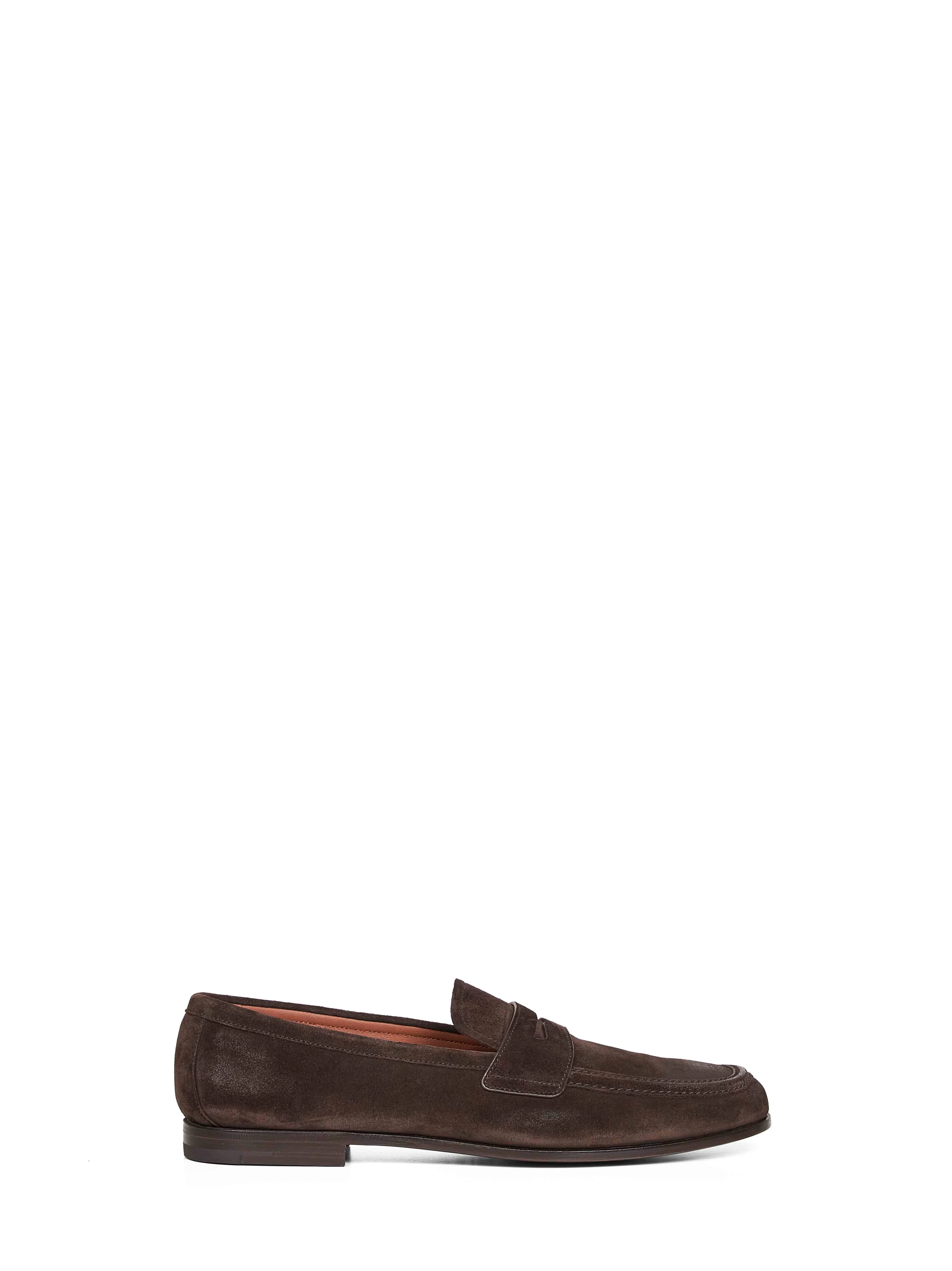 Ebony suede Rother loafers - 1