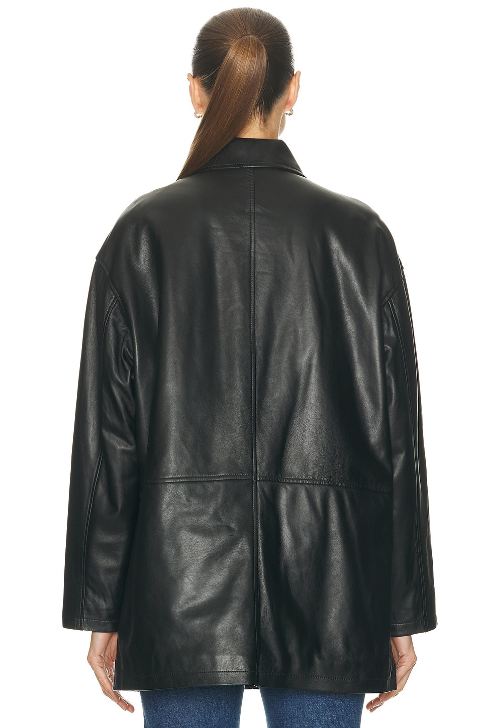 Cordel Leather Coat - 4