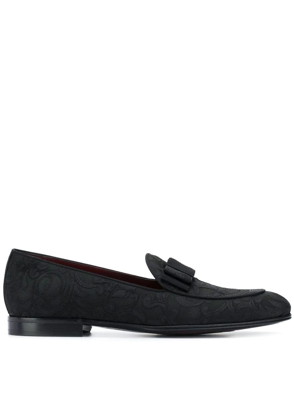 baroque jacquard loafers - 1