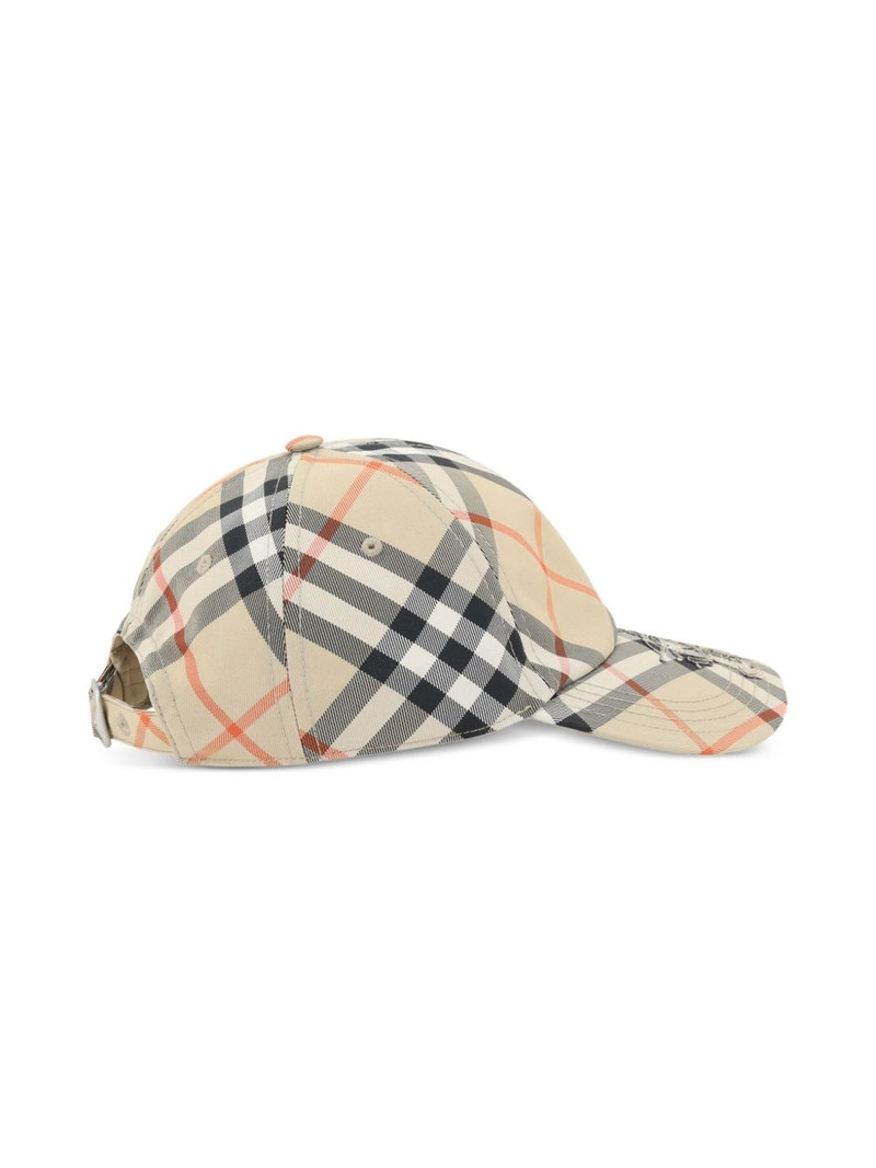 Burberry checked EKD baseball cap outlook