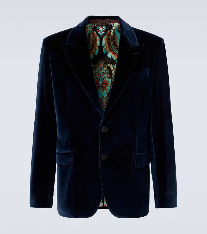 Cotton velvet blazer 1