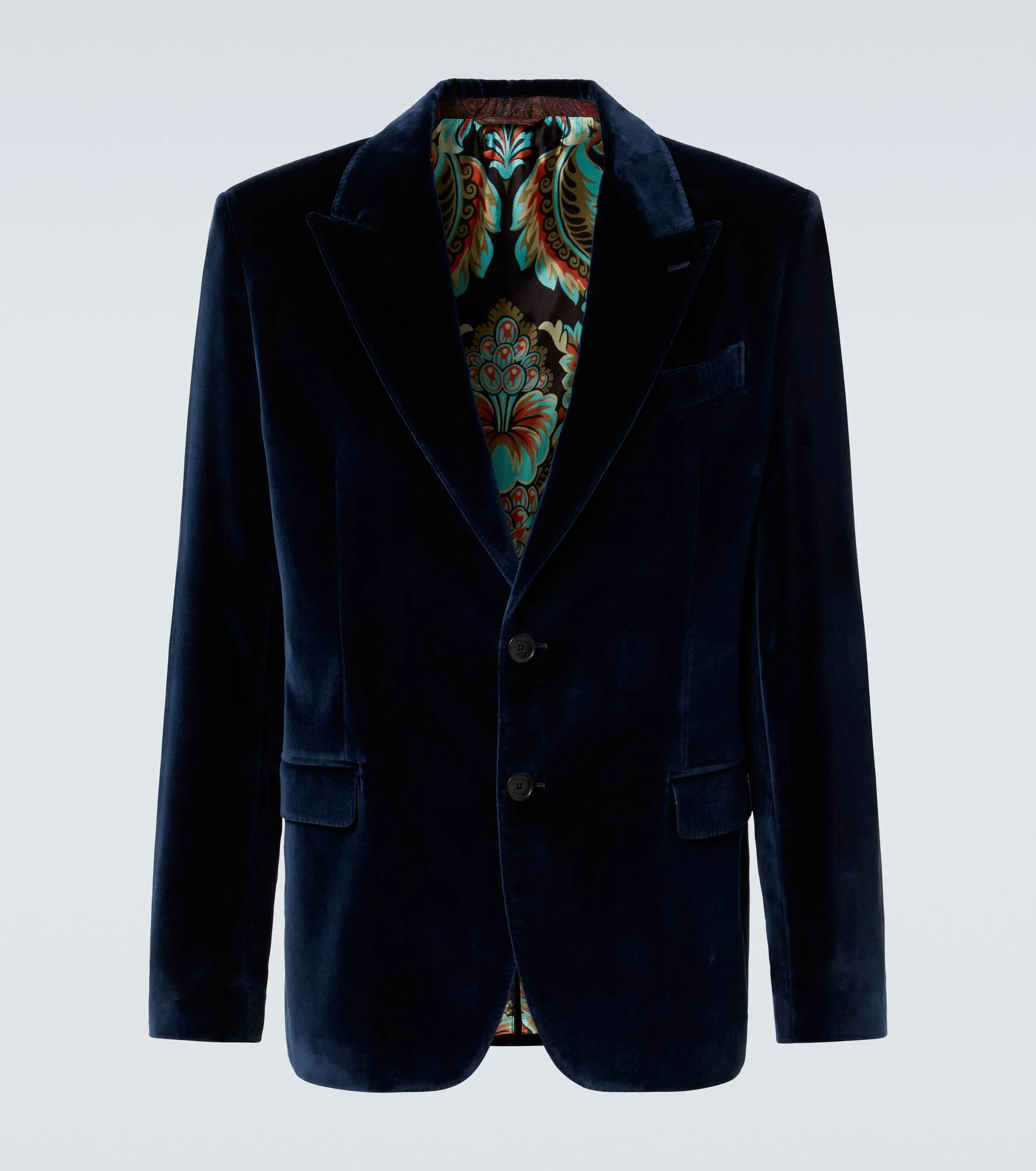 Cotton velvet blazer - 1
