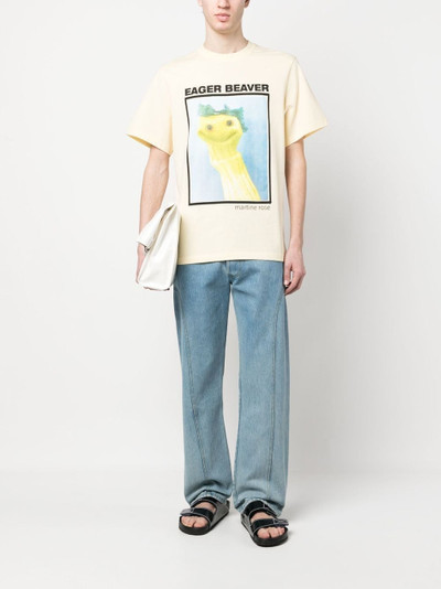 Martine Rose graphic-print cotton T-shirt outlook