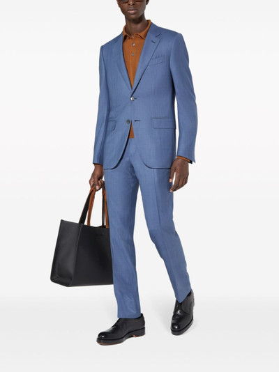 ZEGNA Centoventimila single-breasted wool suit outlook