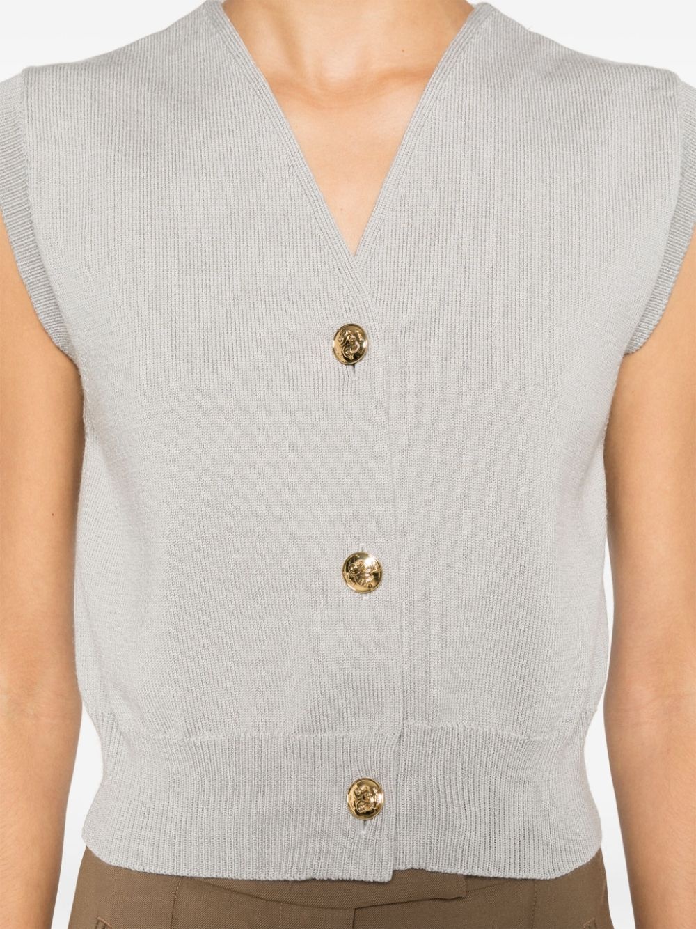 knitted vest - 5
