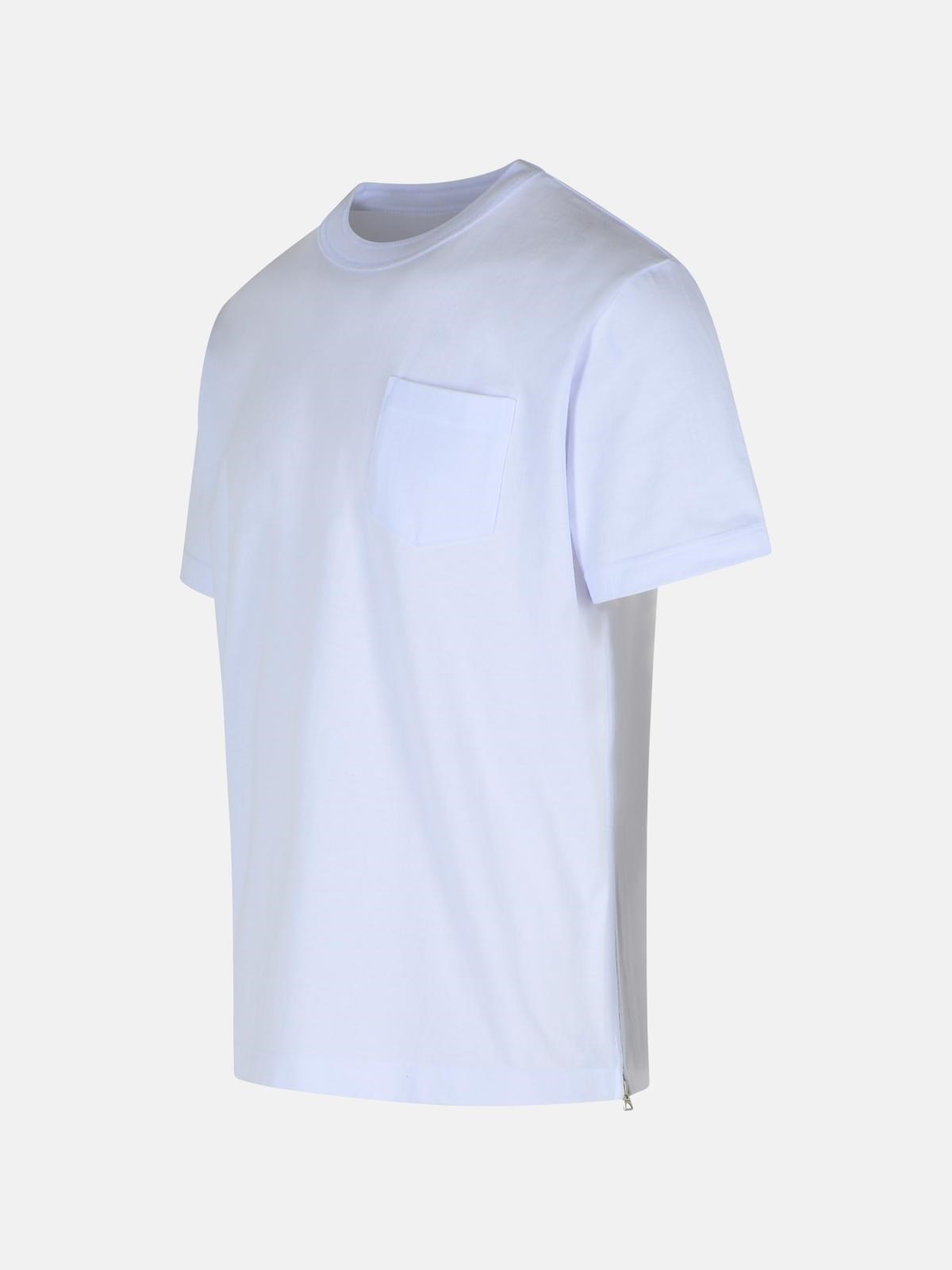 WHITE COTTON T-SHIRT - 2