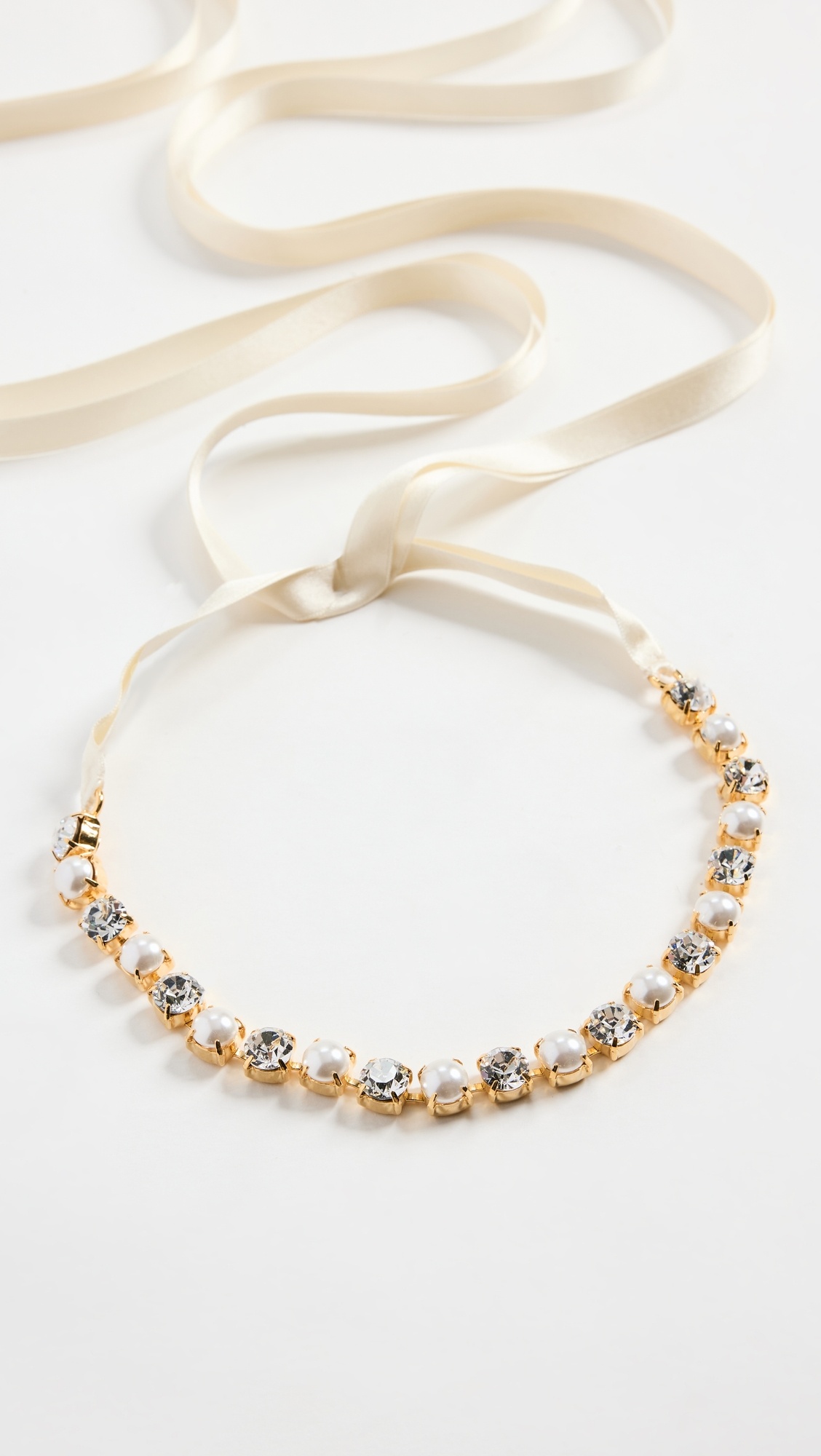 Jennifer Behr Serena Ribbon Tie Necklace shopbop REVERSIBLE