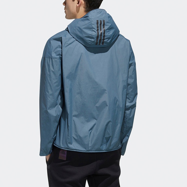 adidas Sports Woven Pullover Jacket Blue FM5410 - 3