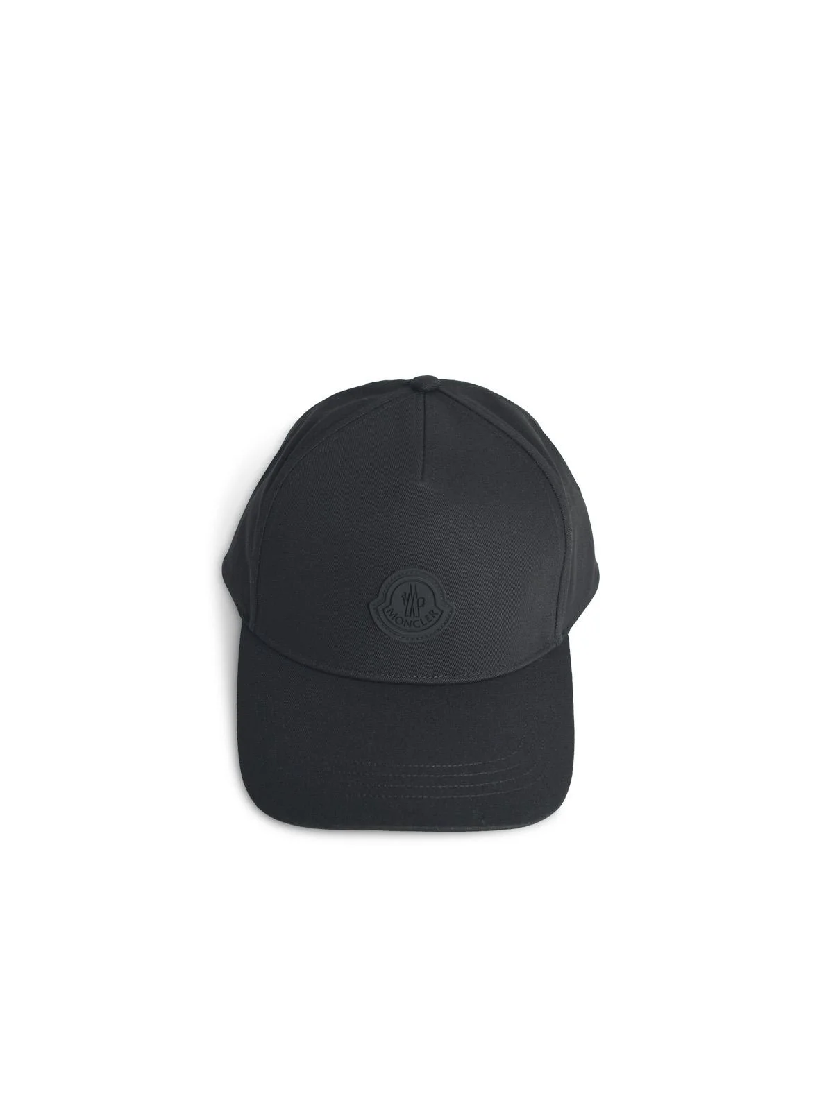 Moncler Black Cotton Cap Men - 1