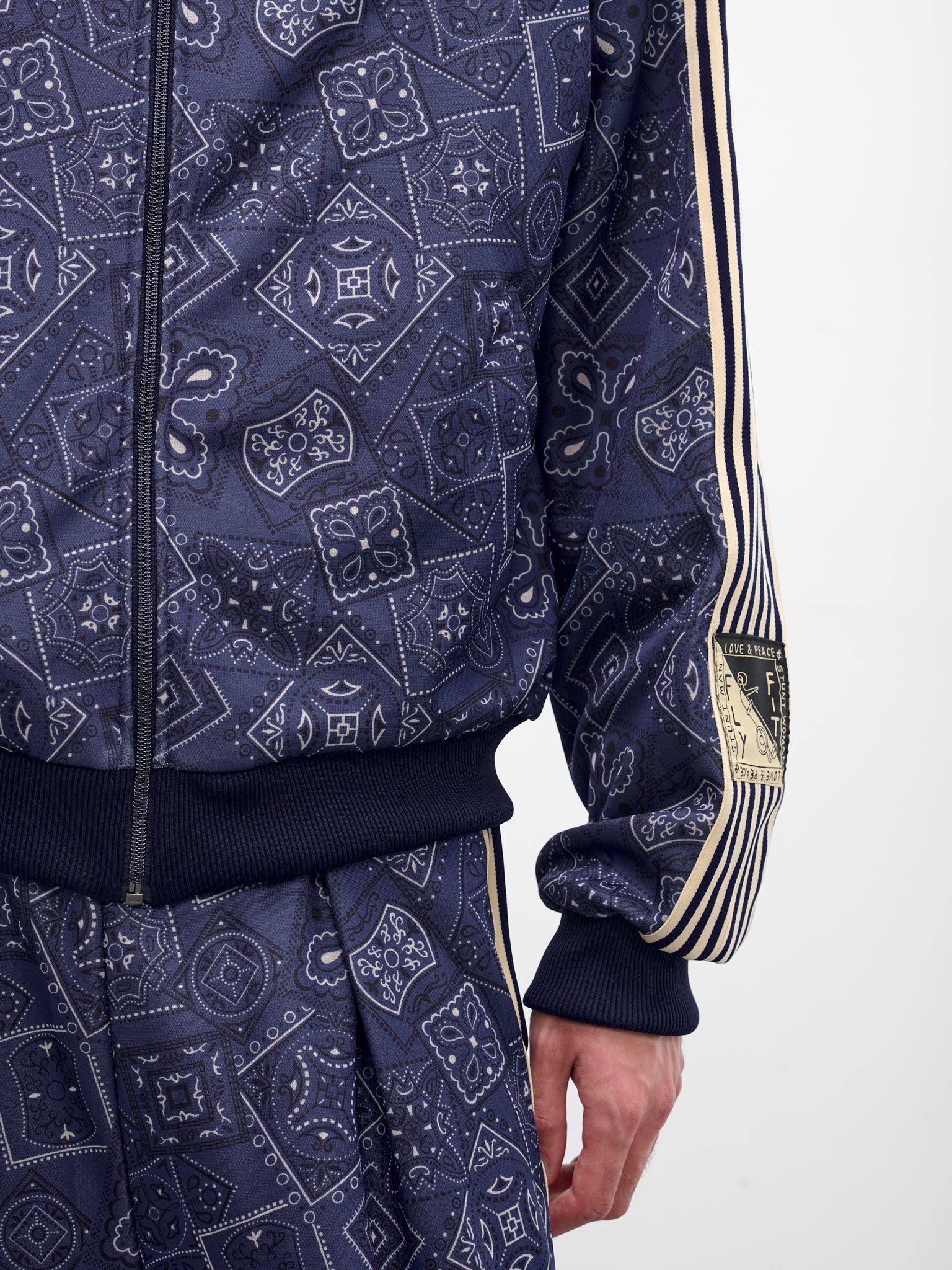 Navy Cookie Bandana Tracksuit Jacket - 4