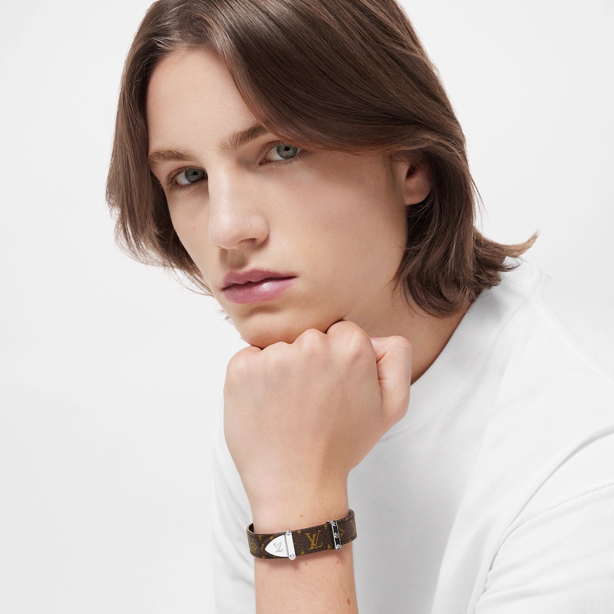 LV Trunk Reversible Leather Goods Bracelet - 4