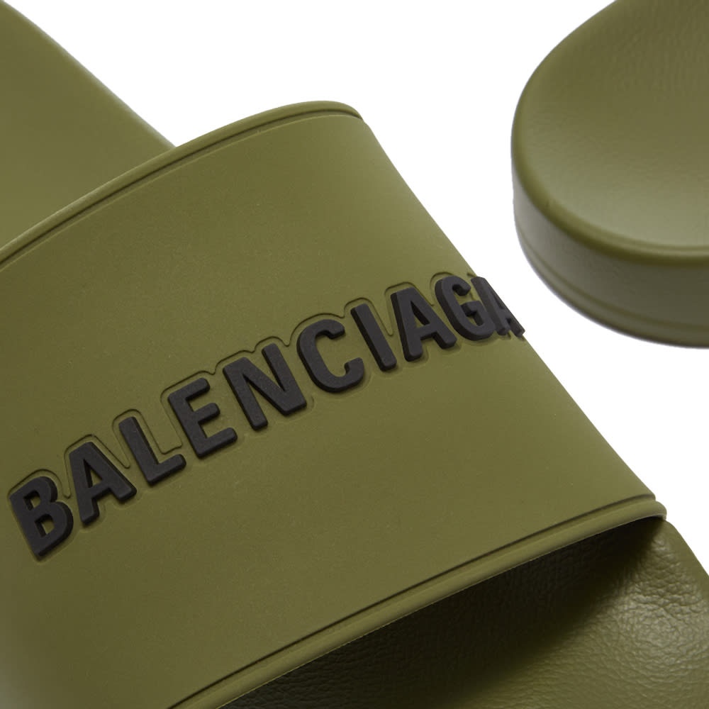 Balenciaga Logo Pool Slide - 4