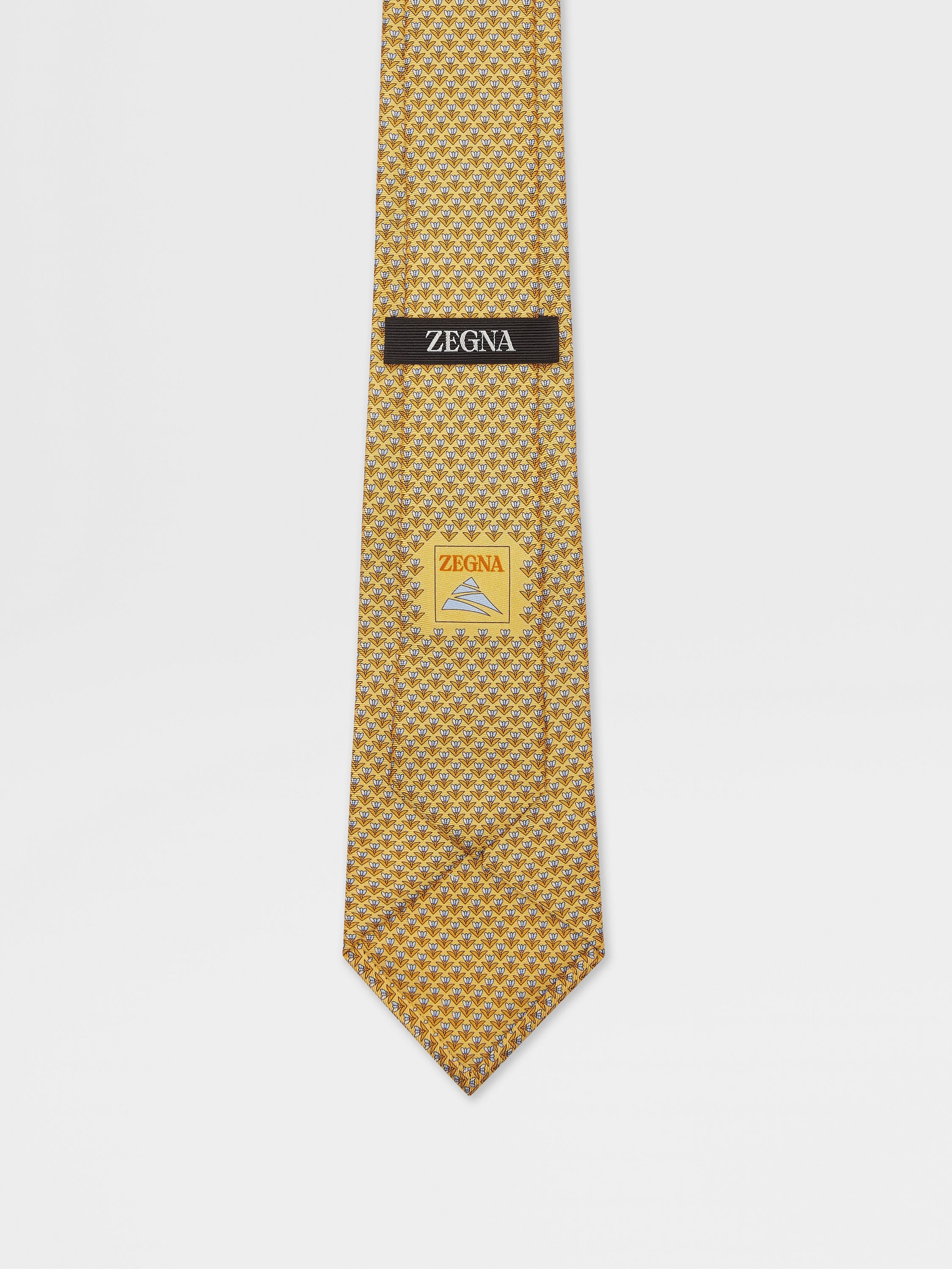 YELLOW SILK TIE - 3