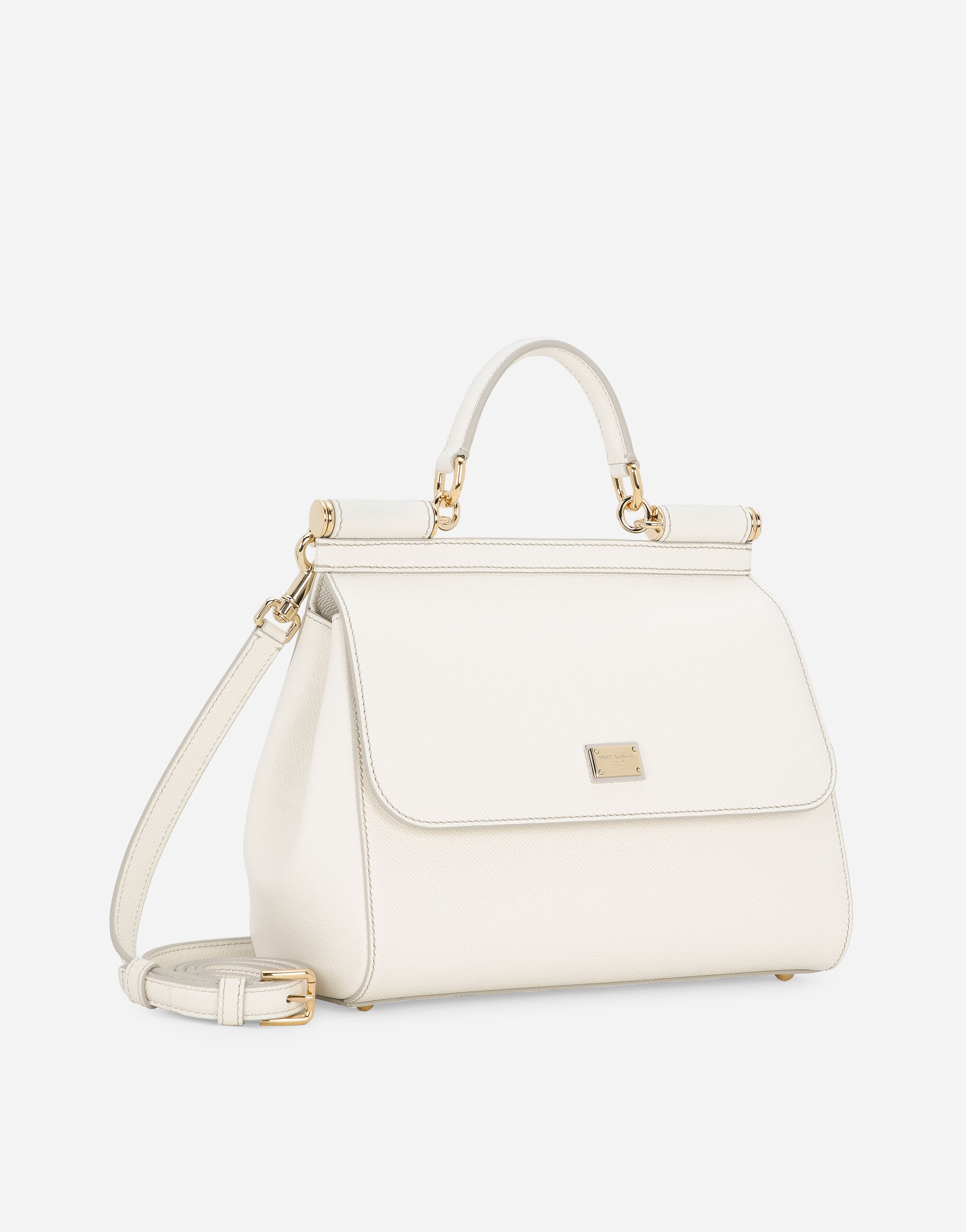 Medium Sicily handbag in dauphine leather - 3