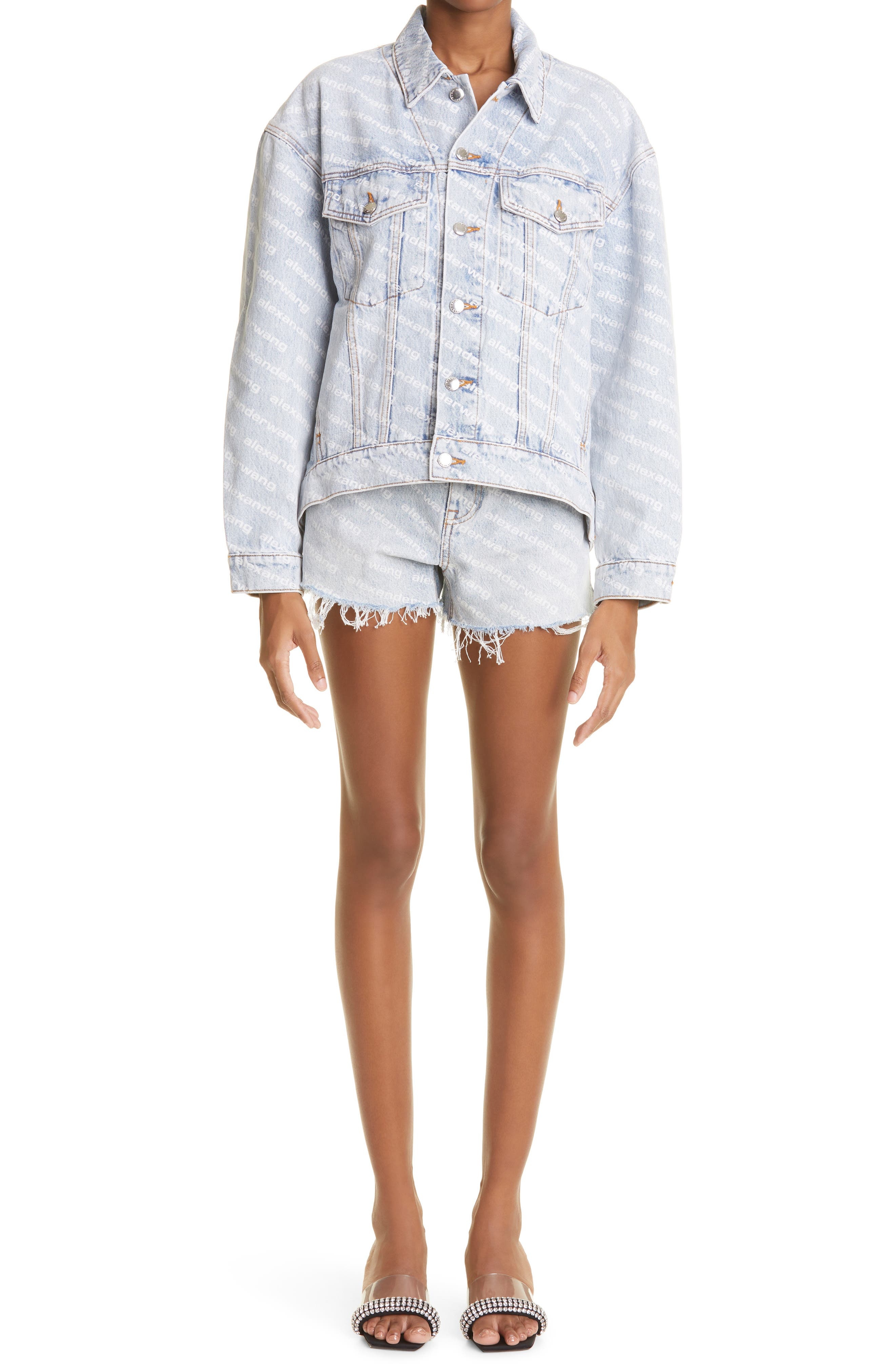 Bite Logo Cutoff Denim Shorts - 7